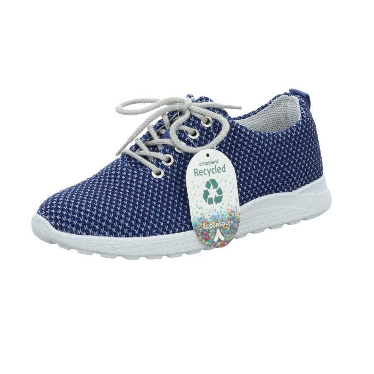 Freizeit Schnürer für Damen in dunkelblau Sneaker
