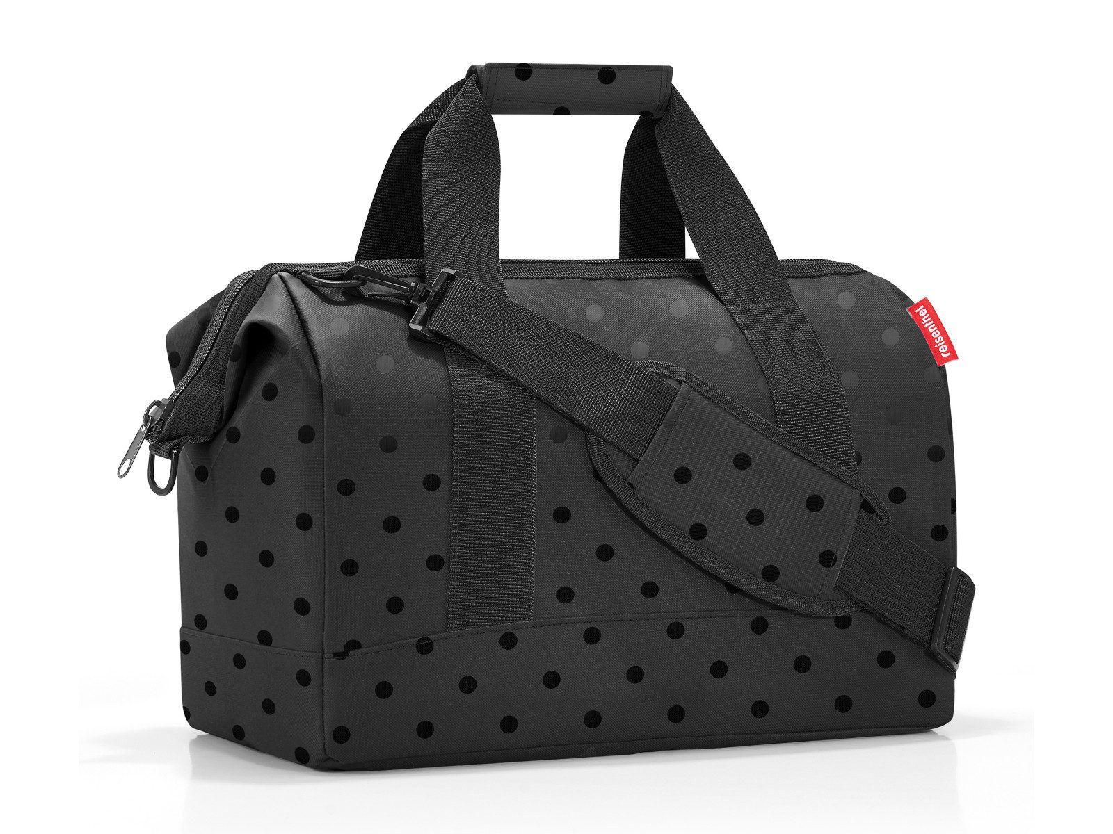REISENTHEL® Einkaufsshopper allrounder M glossy dots black