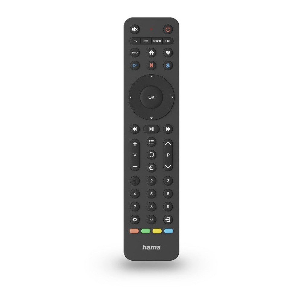 Hama Universal-Fernbedienung für 4 Geräte Fernbedienung