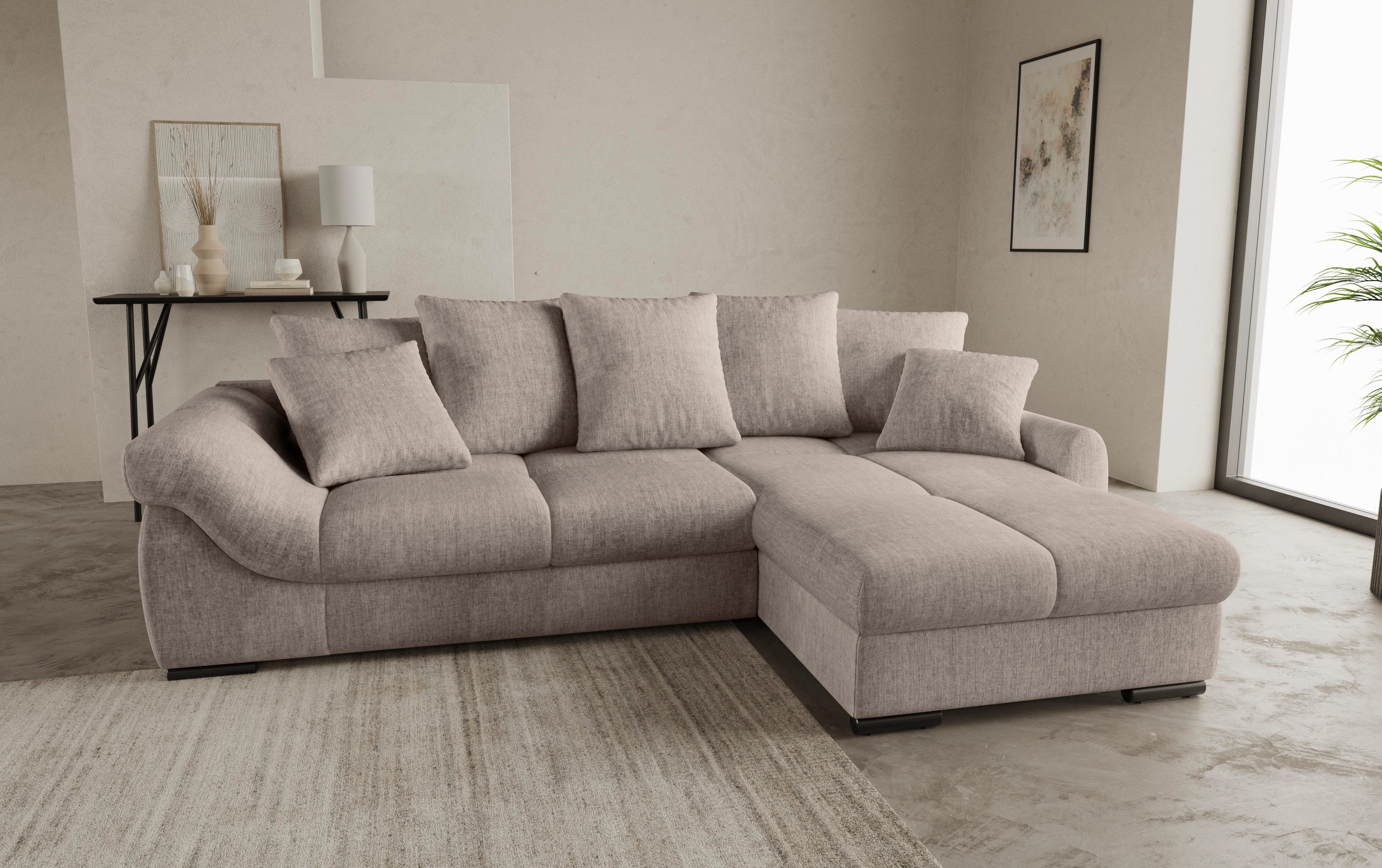 Mr. Couch Ecksofa Livorno L-Form, inkl. günstig online kaufen