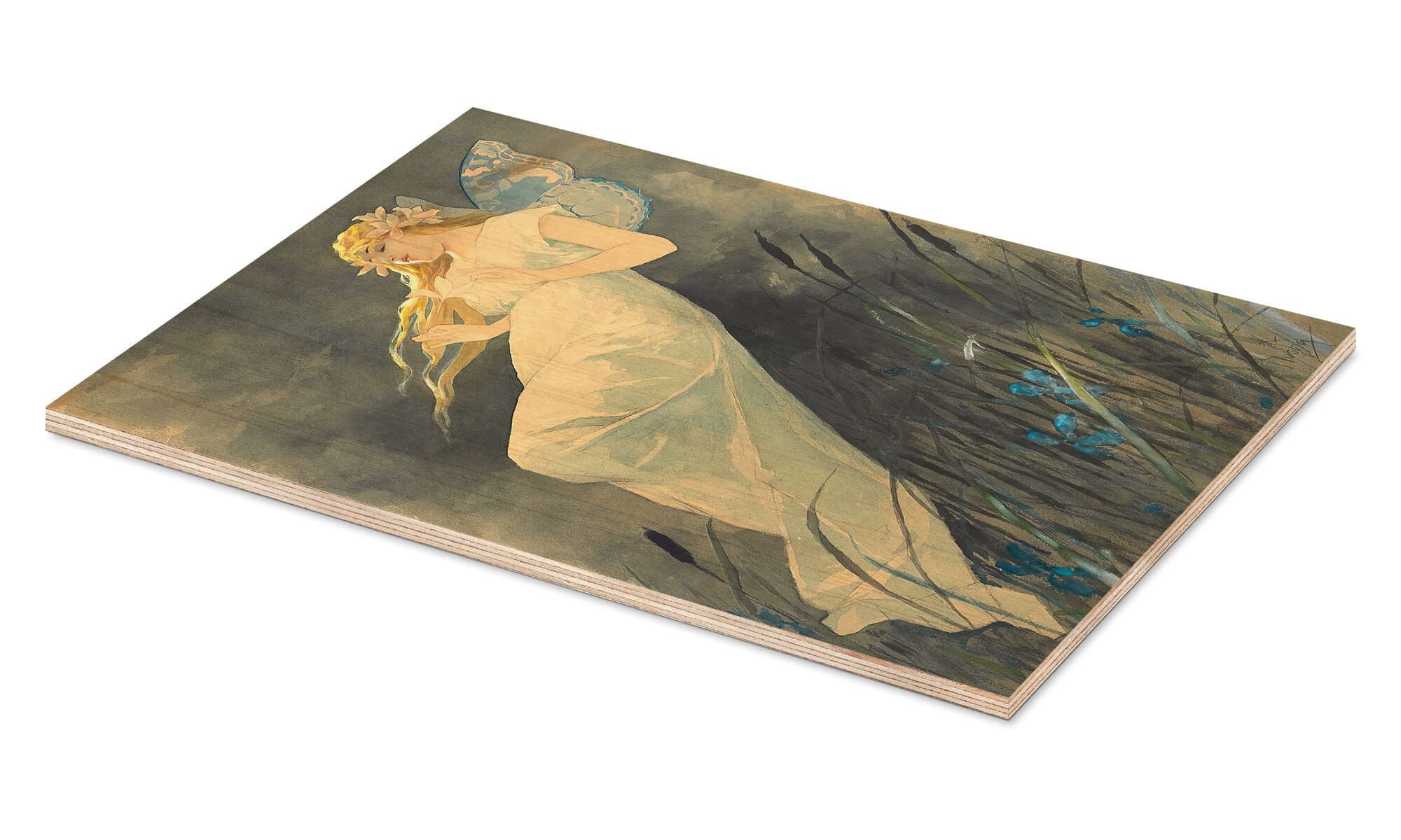 Posterlounge Wandbild Die Fee, Alfons Mucha, erhältlich als Poster, Leinwandbild, Wandsticker oder Acrylglasbild