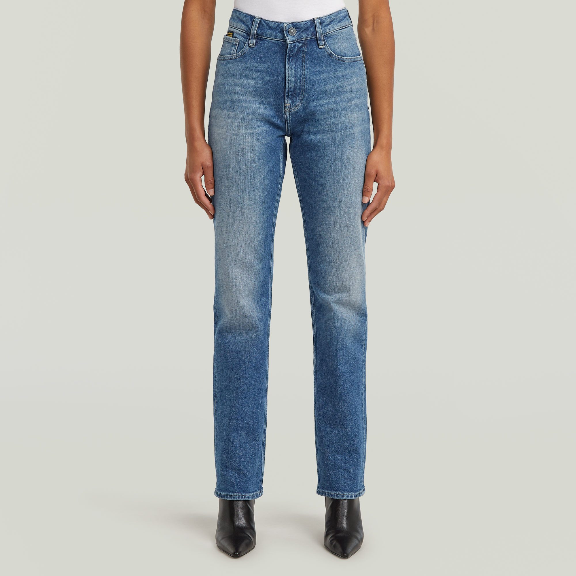 G-STAR Straight-Jeans Iggie Wmn Mid Rise günstig online kaufen