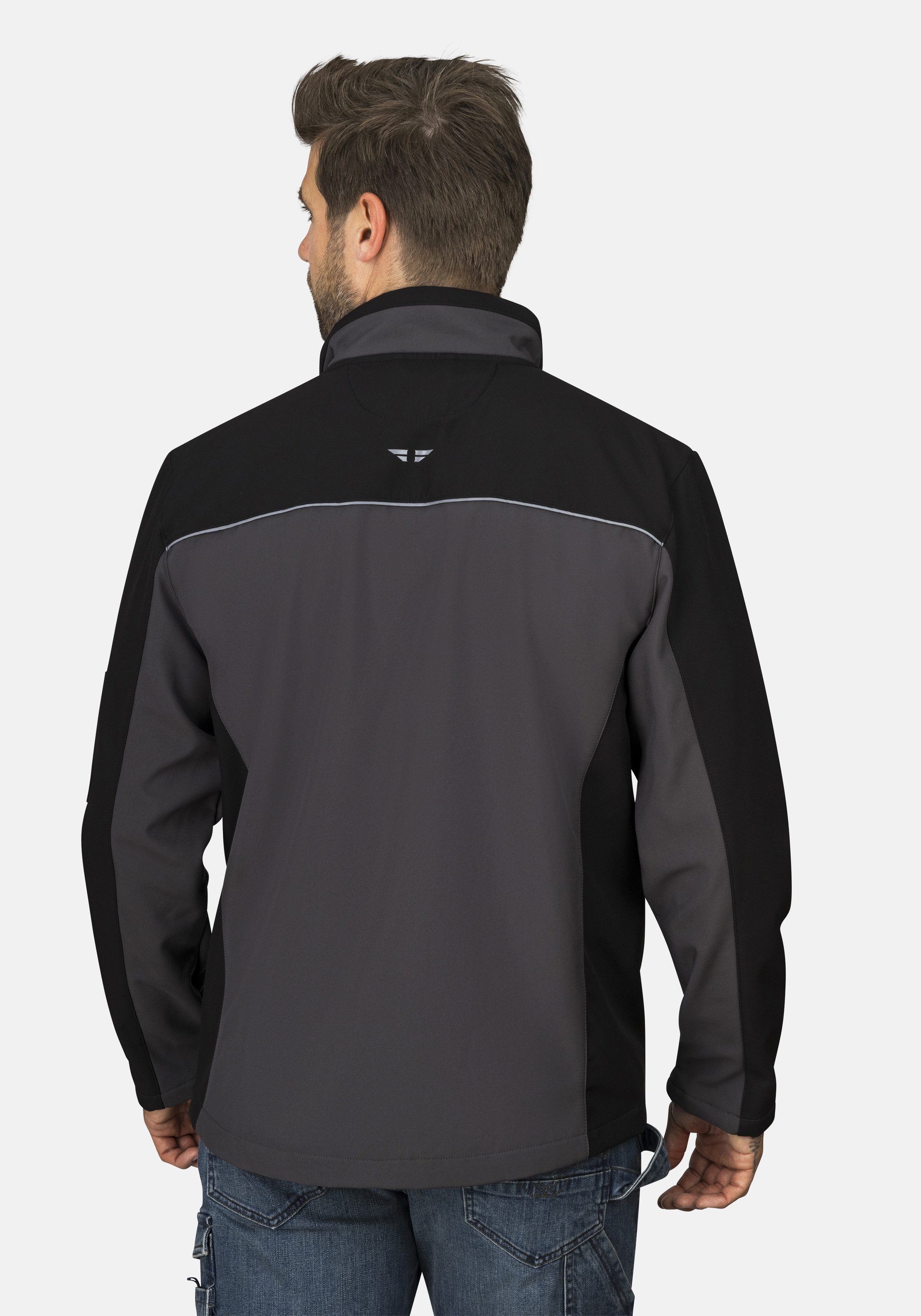 HERO by John Medoox Softshelljacke JOEL Softshelljacke Sherpa fleece Straight Fit Casual Sherpa für Herren