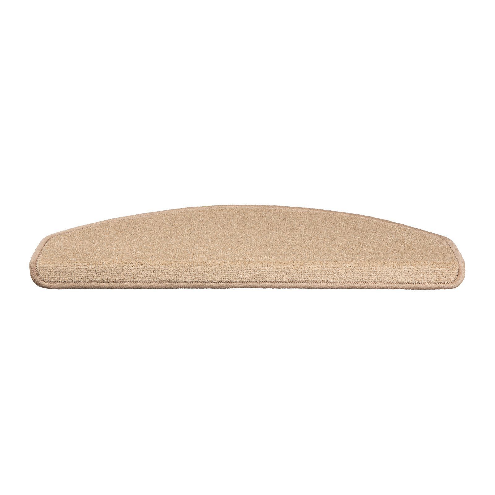 Karat Stufenmatte Fallon, Treppenschutz in 9 Farben, 2 Varianten, Stufenschoner, Halbrund, Höhe: 8.5 mm, Velours-Oberfläche