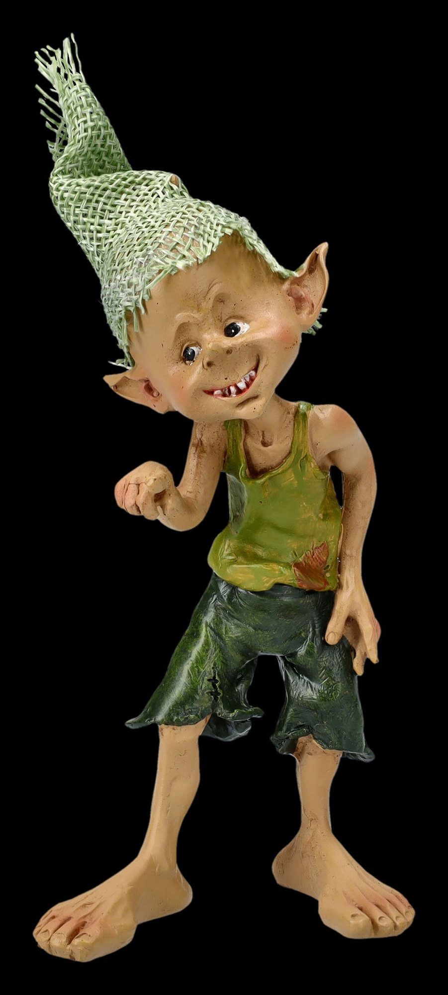 Figuren Shop GmbH Dekofigur Pixie Kobold Figur - Schau mal da - Dekoration günstig online kaufen