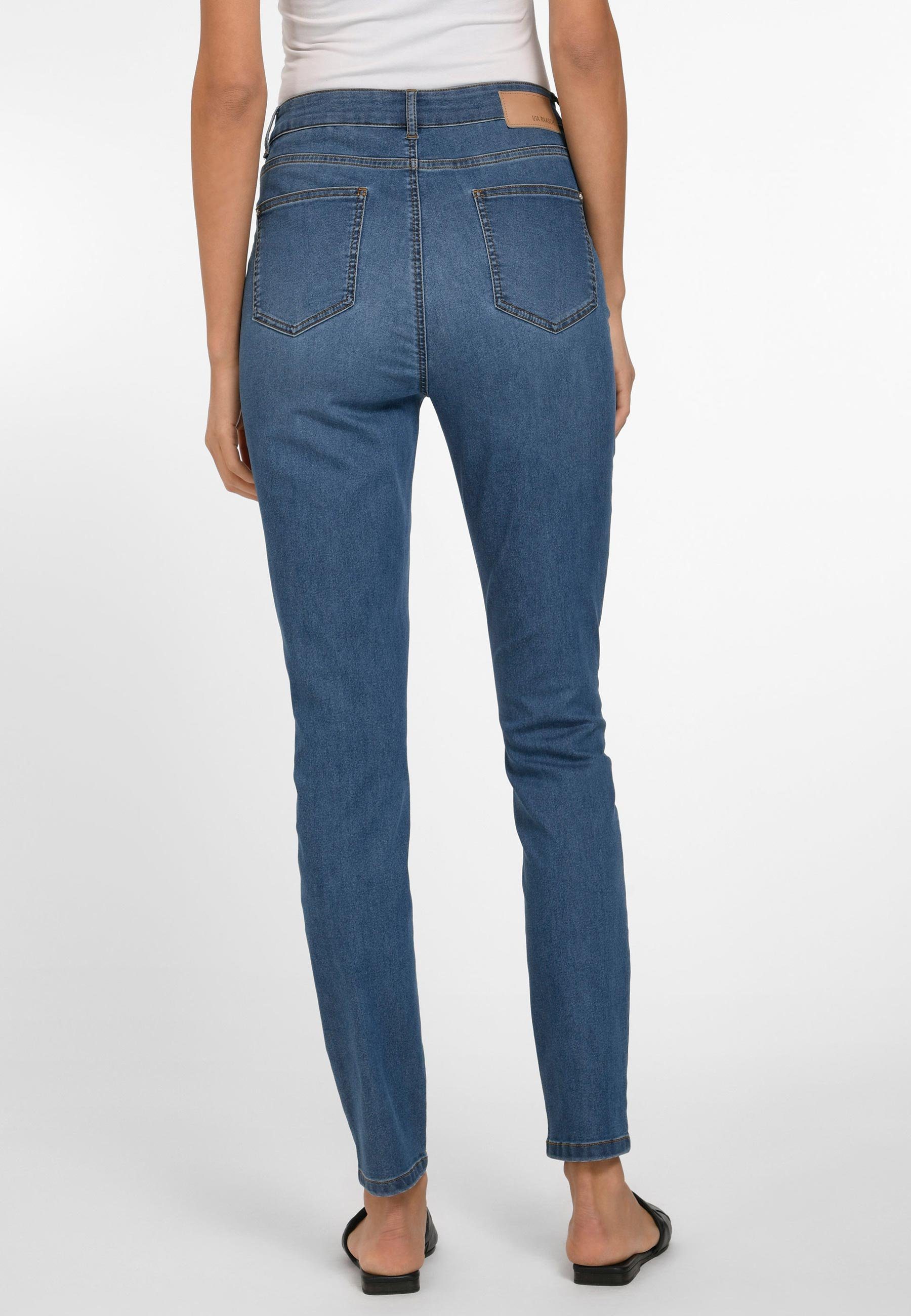 blue_denim Uta 5-Pocket-Jeans Raasch mit Cotton Taschen
