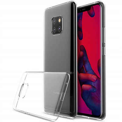 CoverKingz Handyhülle Huawei Mate 20 Pro Handy Hülle Slim Case Silikon Cover Transparent