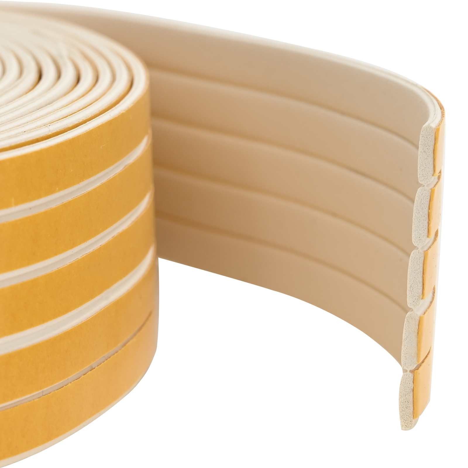 vidaXL Markise Selbstklebende Fensterdichtung Weiß 8 x 2 mm 50 m (1-St)