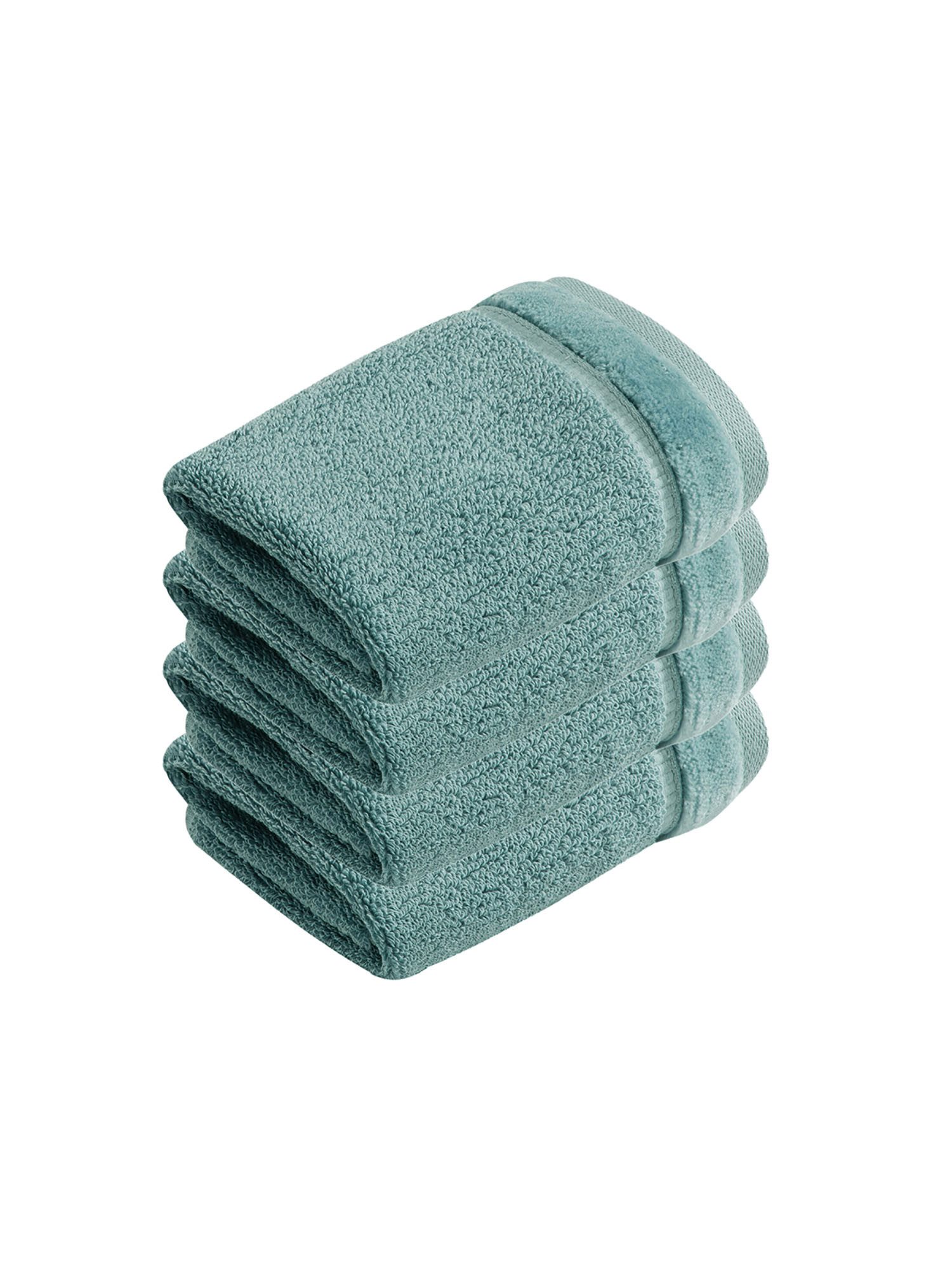 Vossen Seiftuch 4er Pack Seiftuch 30 x 30 cm Pure, Frottier (Spar-Set, 4-St)