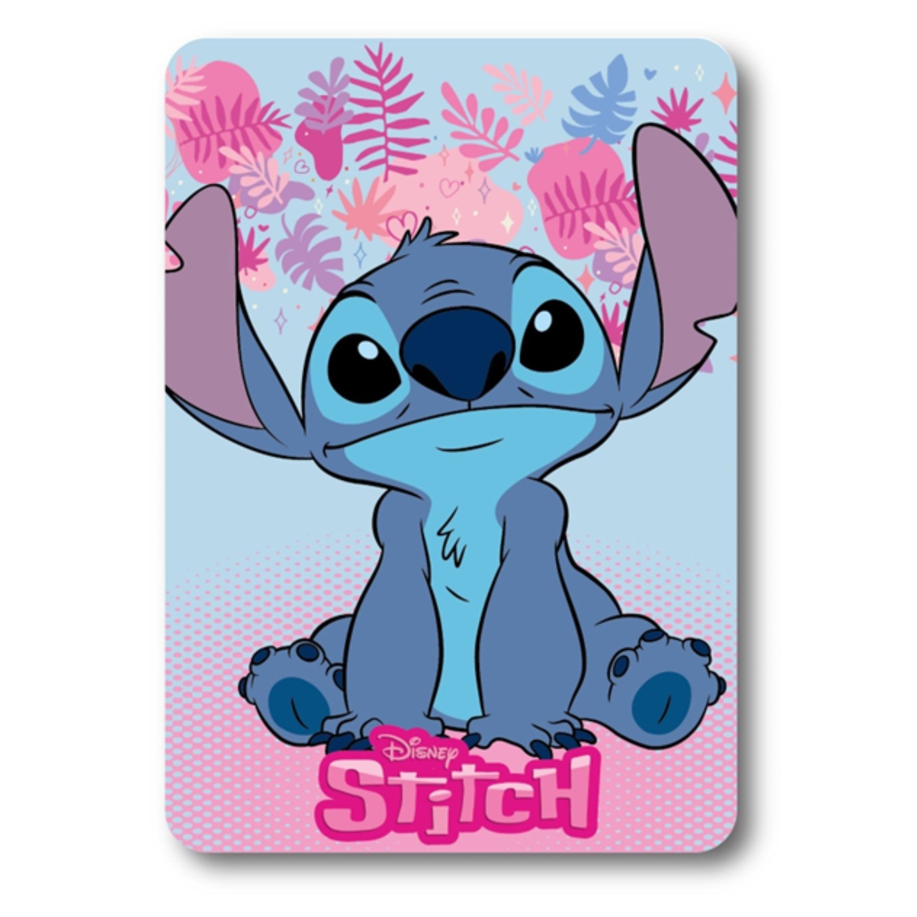 Wohndecke Disney Stitch Fleecedecke Kuscheldecke 100x140 Kinder Decke weich warm, Textiel Trade B.V.
