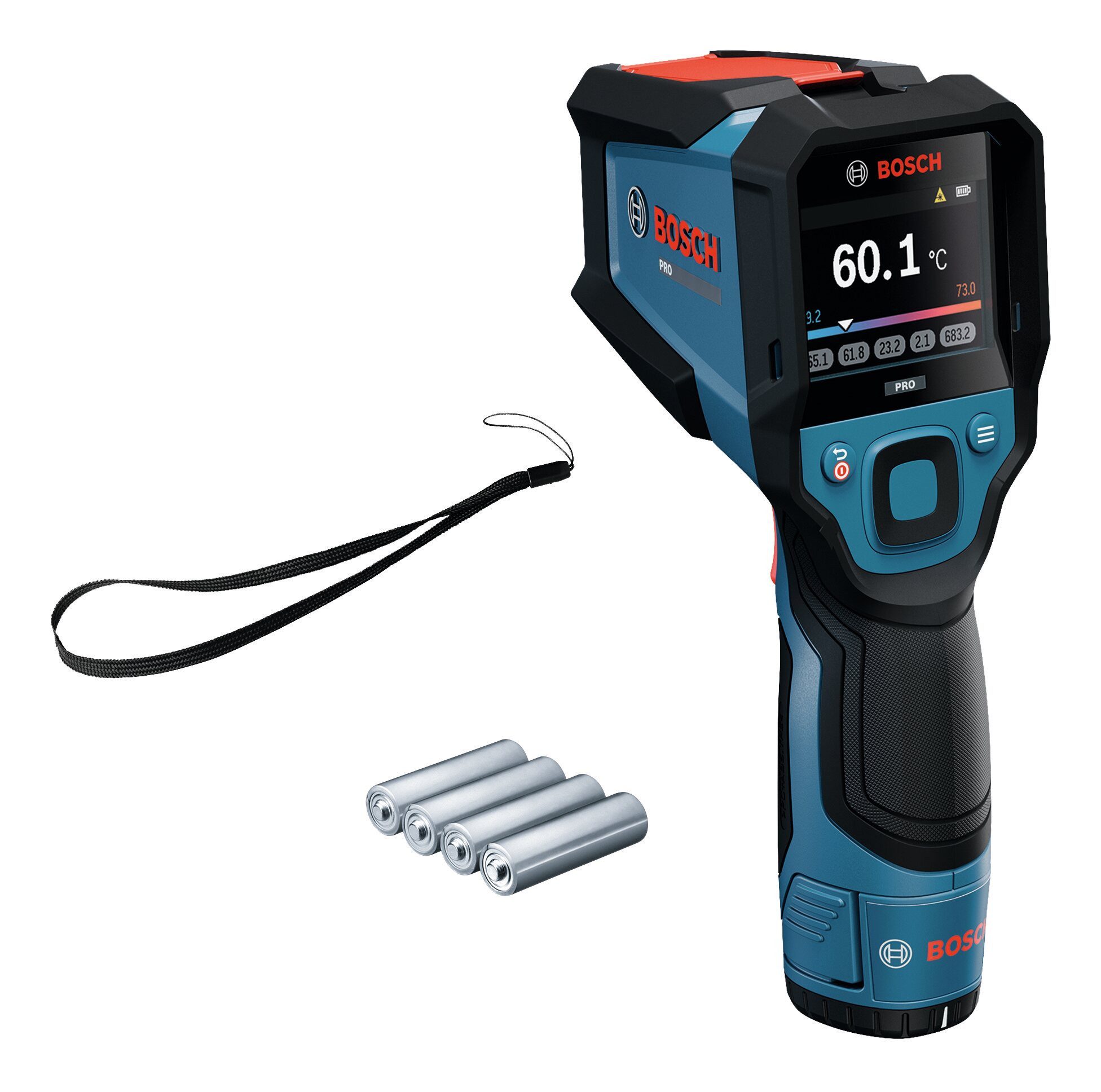 BOSCH Wärmebildkamera GIS 12V-700-14, Thermodetektor Ohne Akku - im Karton