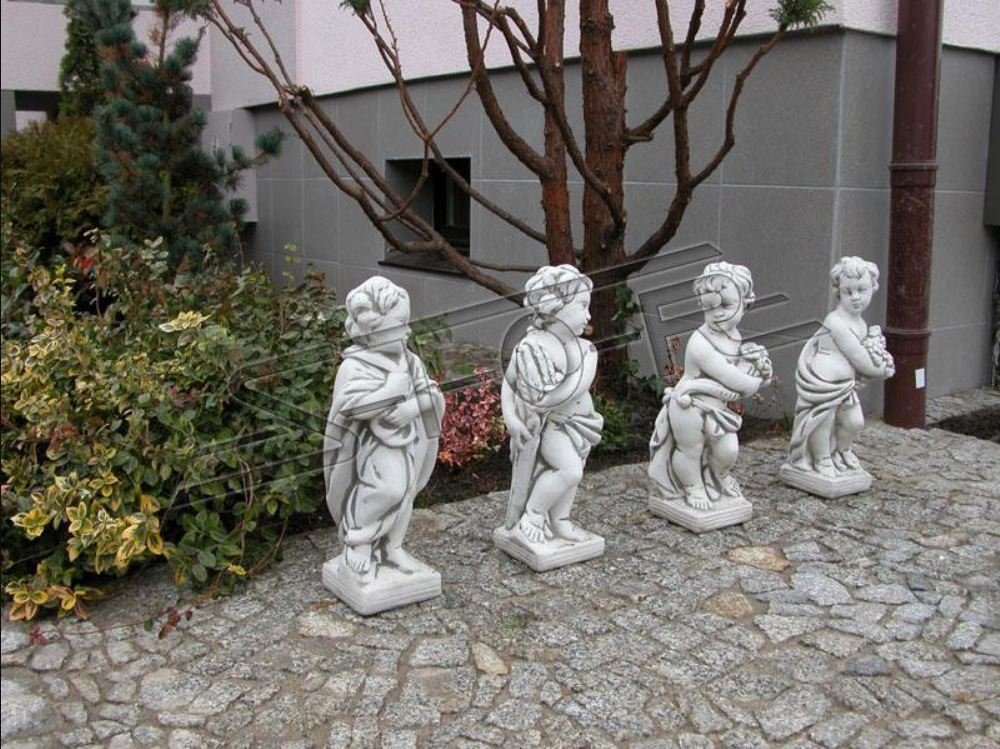 JVmoebel Skulptur Figuren Figur Engel Deko Garten Statuen Skulpturen Statue Skulptur