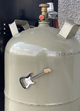 empireposter Flaschenöffner Gitarre - schwerer hochwertiger Flaschenöffner aus Metall - Grösse ca. 10 cm