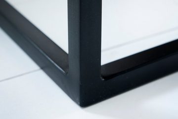 riess-ambiente Beistelltisch SERVITEUR 45cm natur / schwarz (Set, 2-St), Wohnzimmer · Mango-Massivholz · Metall · lackiert · Industrial Design