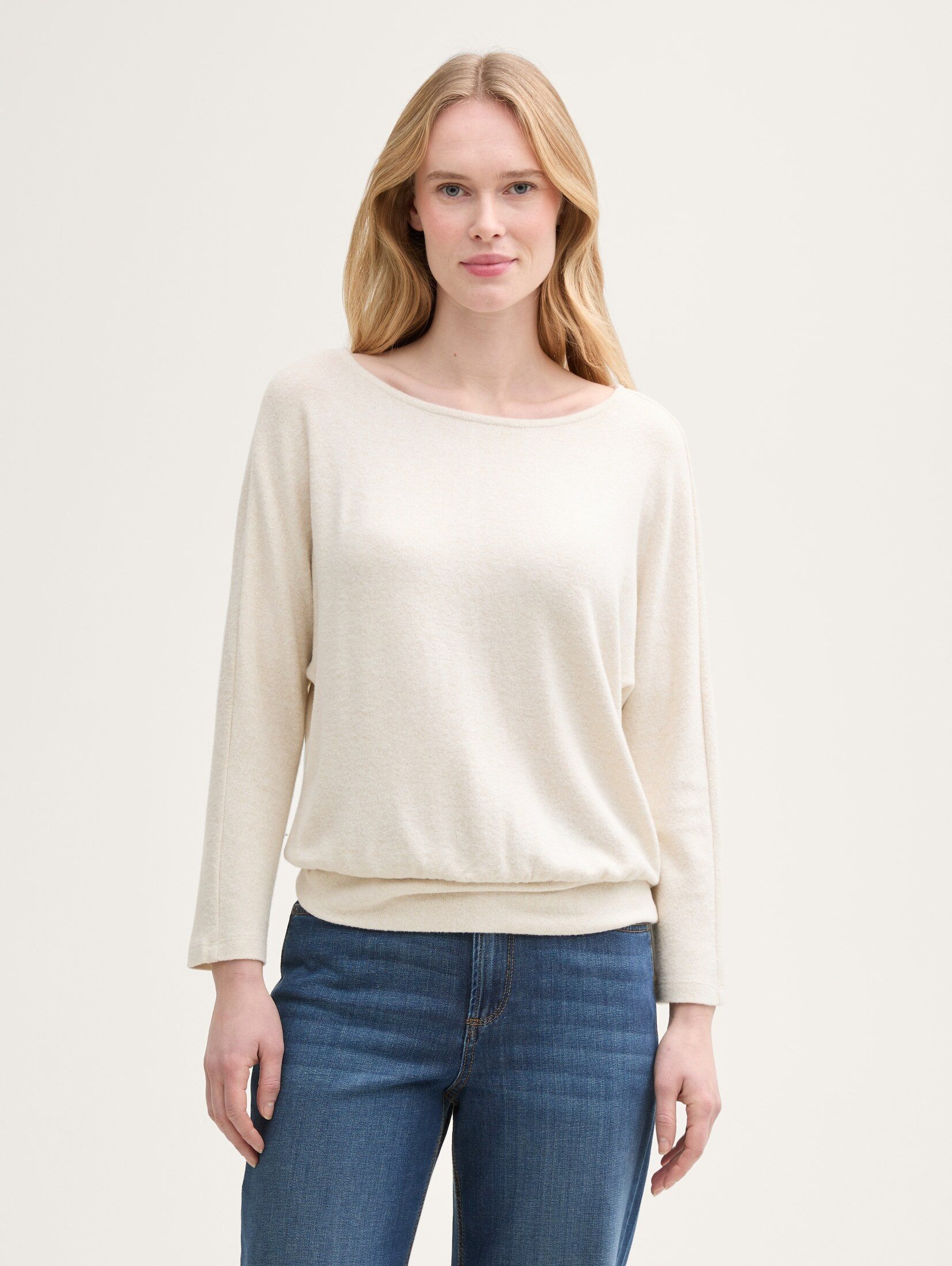 3/4-Arm-Shirt Loose Fit Langarmshirt