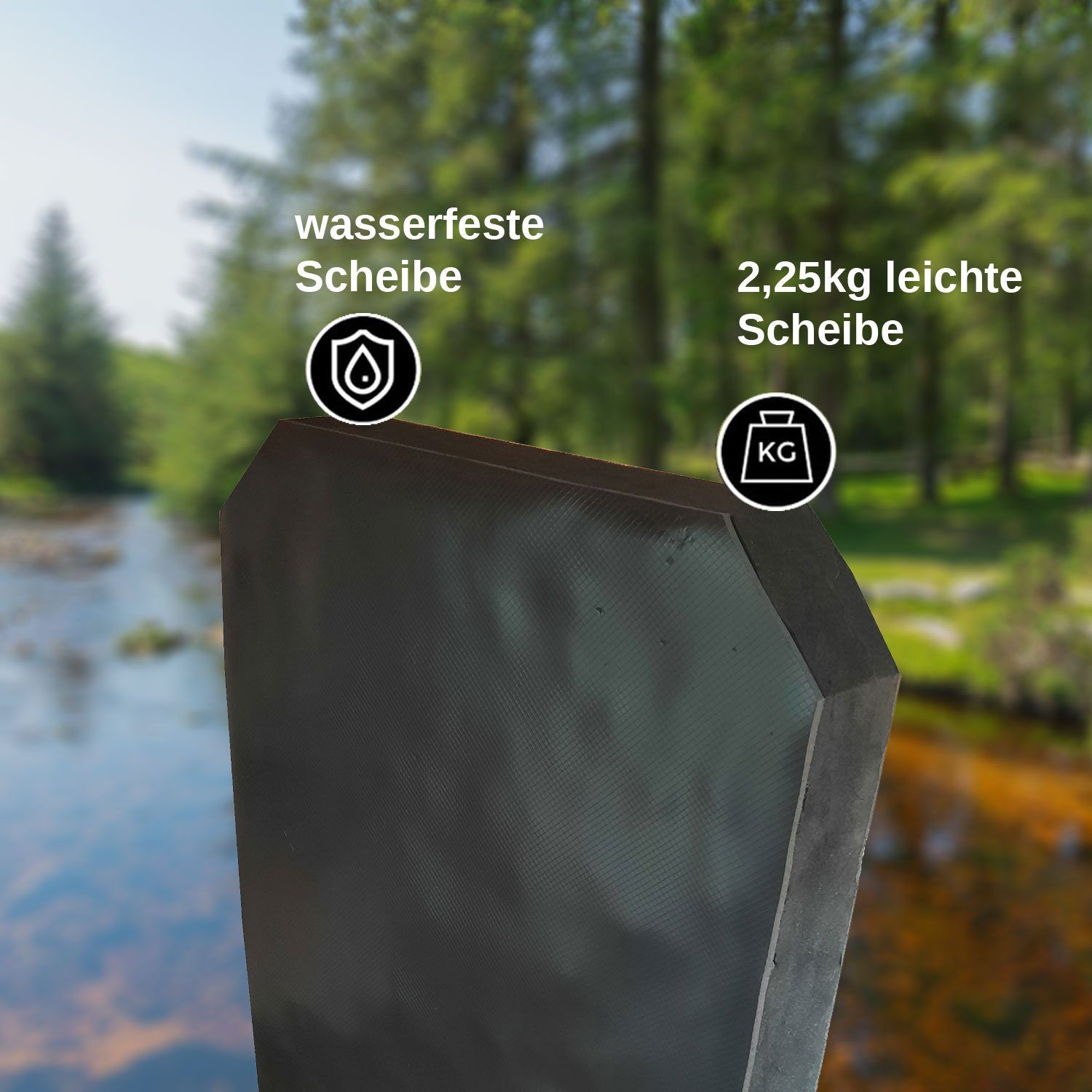 Yate Targets Zielscheibe YATE Bogenschießen Zielscheibe Polimix Junior 80x60x10cm, wetterfest, leicht, einfach Pfeilentfernung, exzellente Mobilität