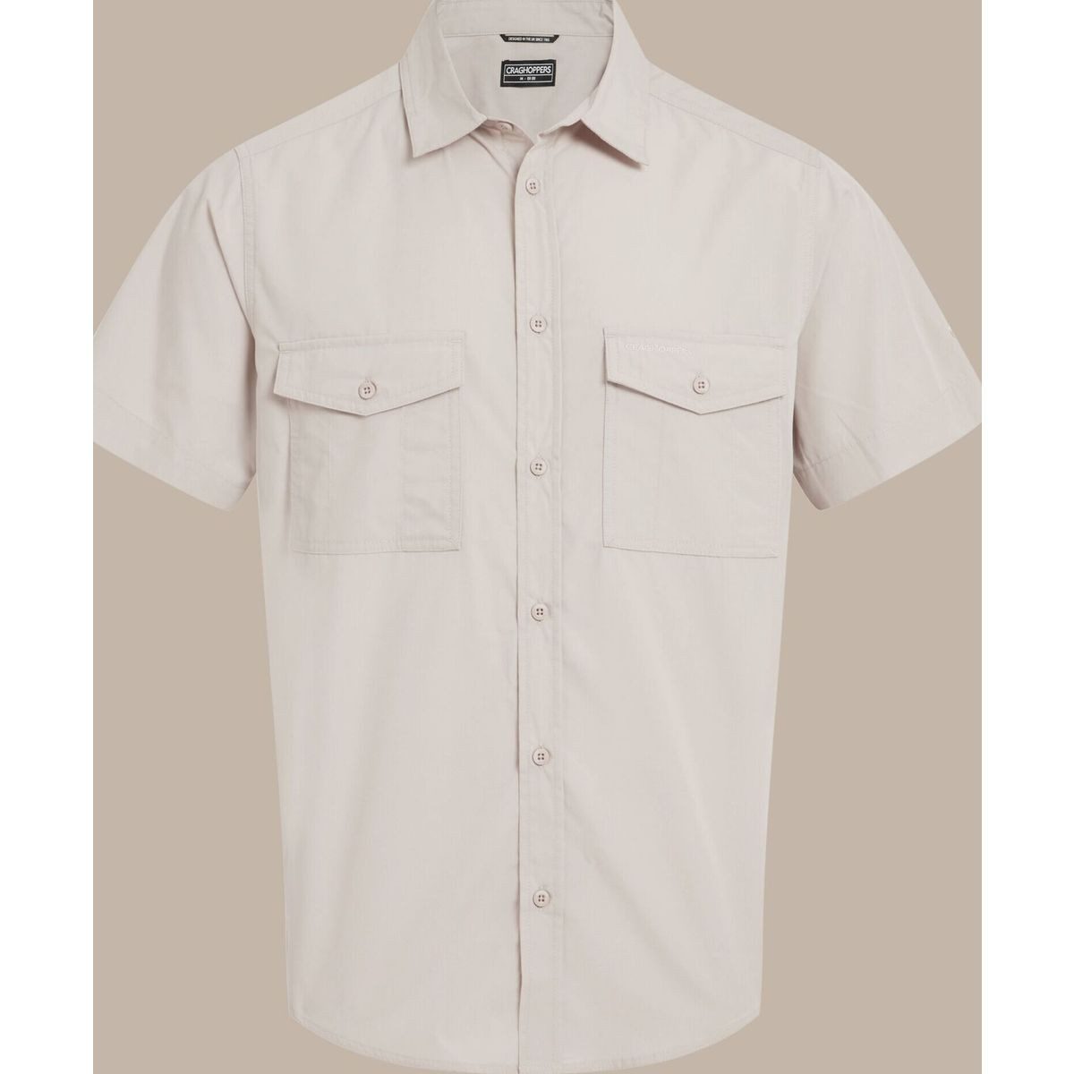 Craghoppers Outdoorbluse Kiwi II Short Sleeved Shirt Praktisches und leichtes Kurzarmhemd mit UV-Schutz, Insektenschutz