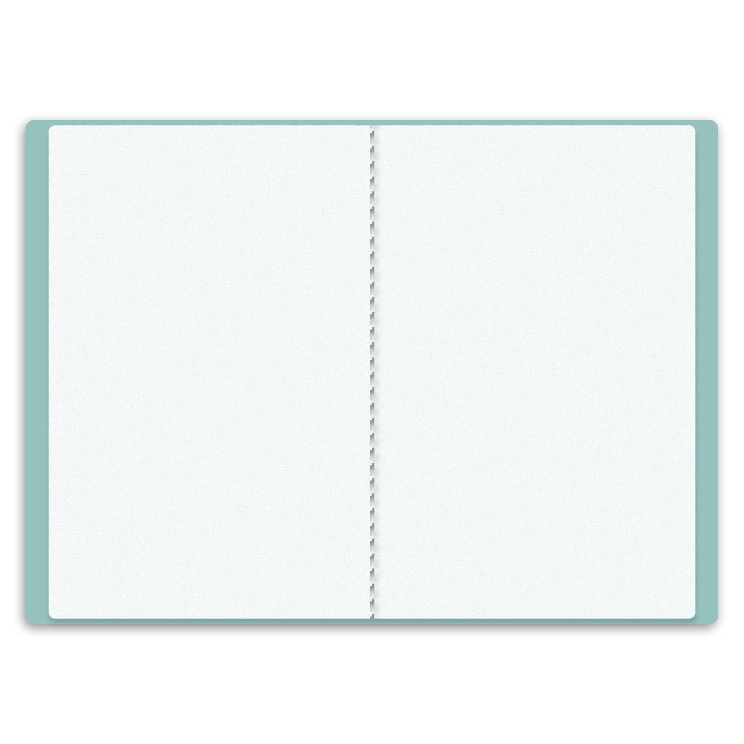 Thumbnail - itenga Organisationsmappe itenga Zeugnismappe A4 Kunststoff Sichtbuch mintgrün