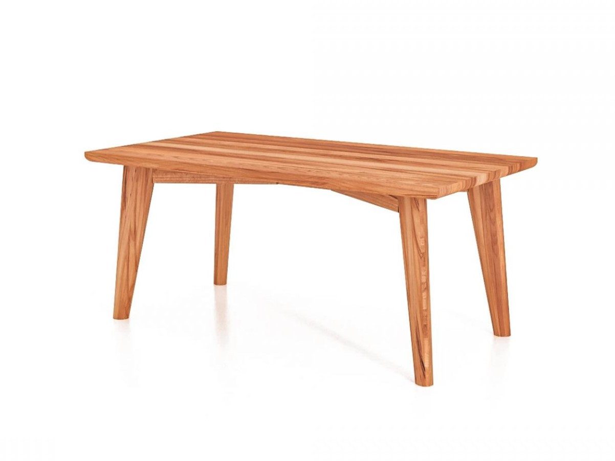 Couchtisch Couchtisch Gerg Kernbuche massiv 90x90x48cm mit Holzbeinen
