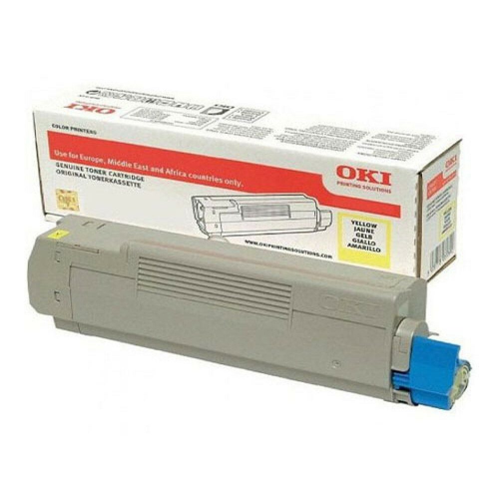 OKI Tonerpatrone OKI 46508713 gelb Toner, (1-St)