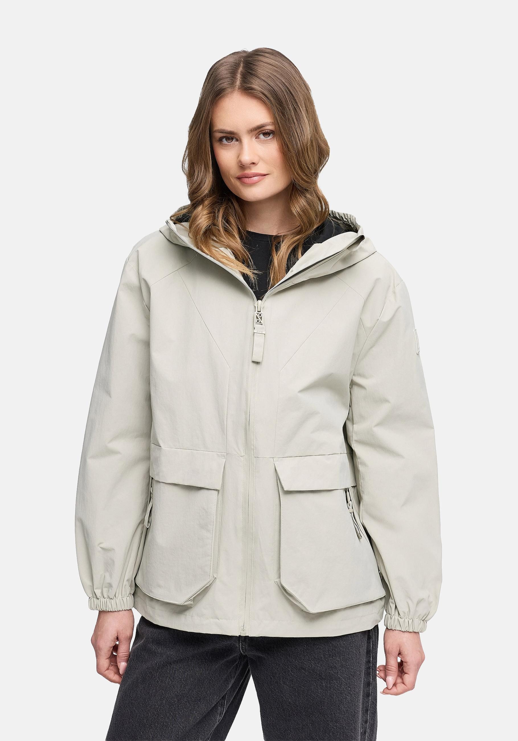 Navahoo Outdoorjacke Donnerwetter 14 Wasserdichte Übergangsjacke mit Kapuze