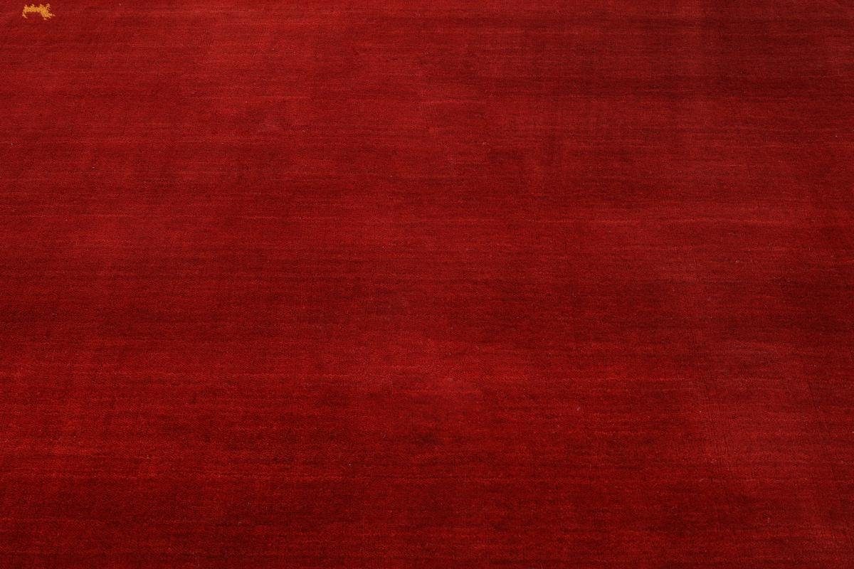 Orientteppich rund, 148x146 Loom mm Orientteppich Gabbeh Moderner Rund, Nain Höhe: Trading, 12 Red