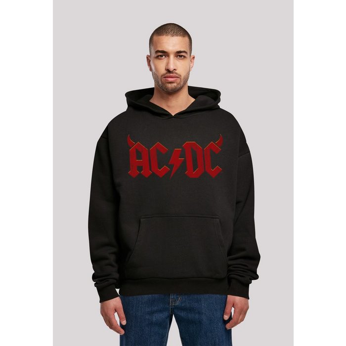 F4NT4STIC Hoodie ACDC Horns Logo
