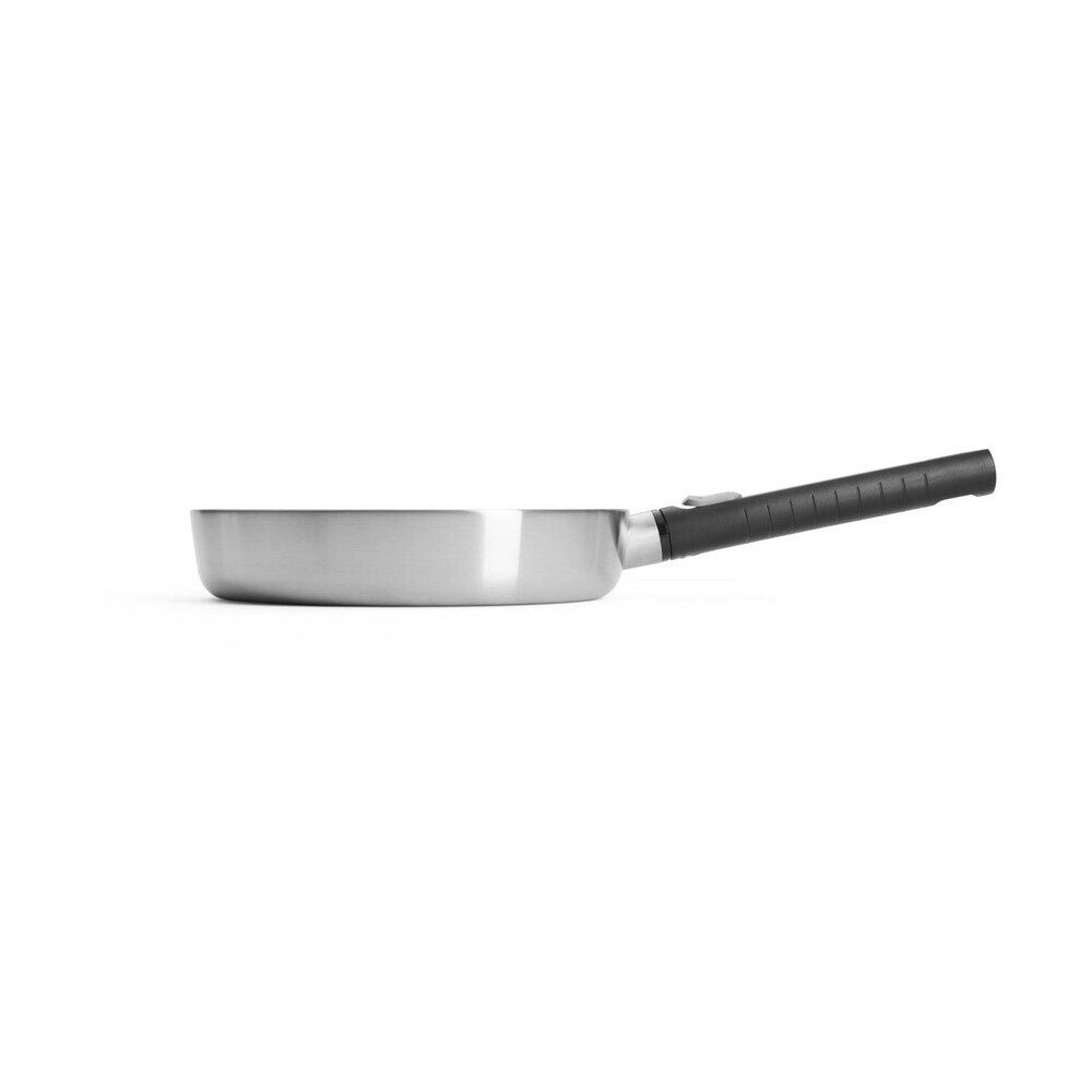 WOLL Bratpfanne Flachpfanne 24 cm Logic Steel, Flachpfanne, Ø24cm, edelstahl