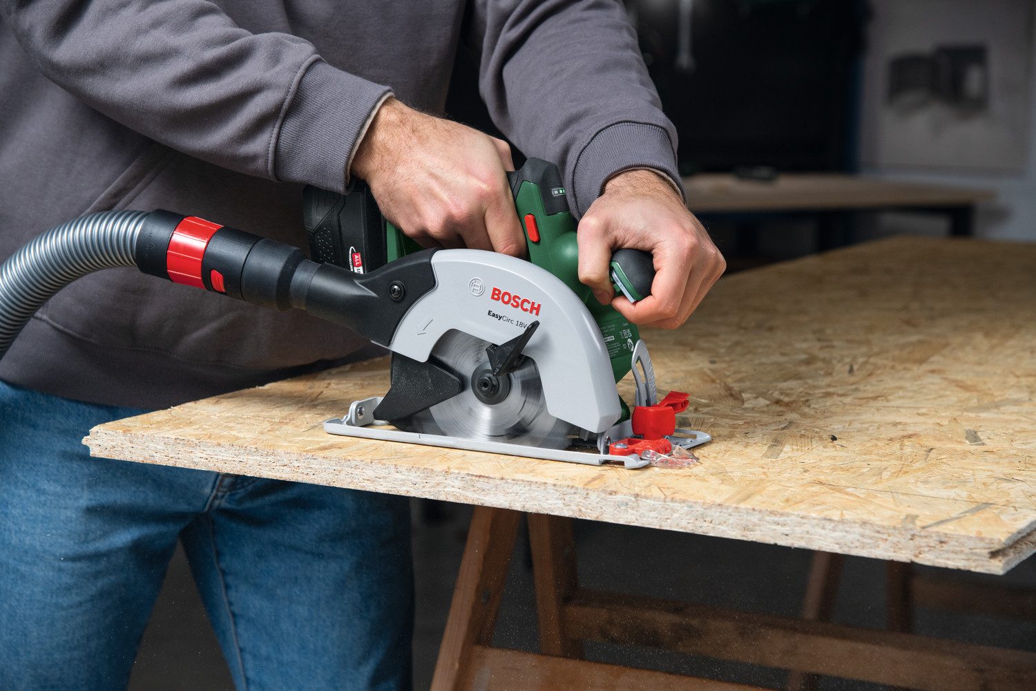 Bosch Home & Garden Akku-Säge EasyCirc 18V-48 solo, ohne Akku und Ladegerät – Bild 2 von 4