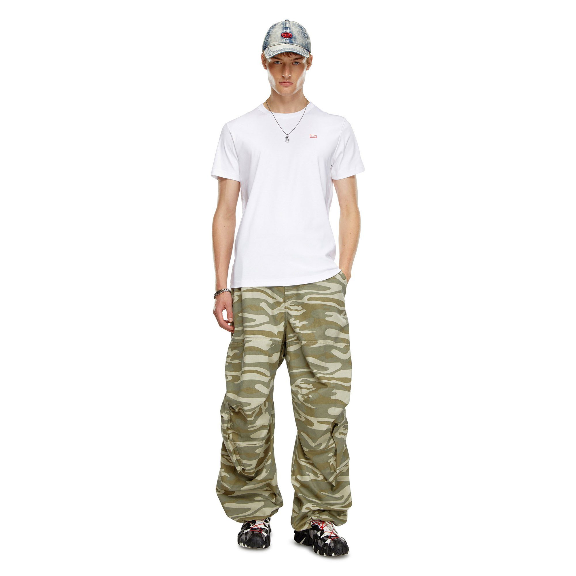 Diesel T-Shirt Herren T-Shirt 1er Pack Baumwolle T-MIEGOR T-SHIRT (Packung, 1er Pack)