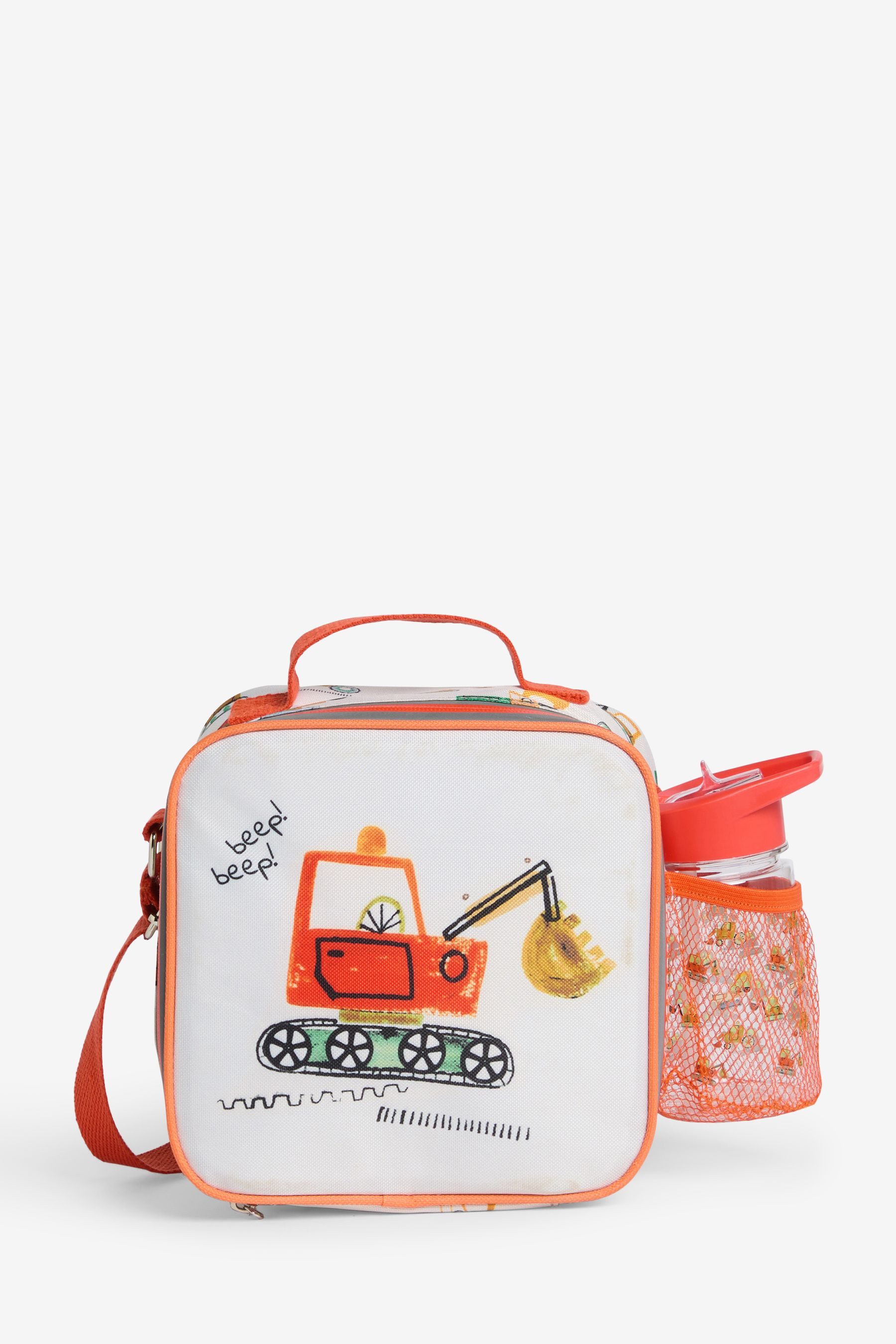 Next Lunchbox Lunchbeutel und Wasserflasche im Set Bau Polyester 1 tlg