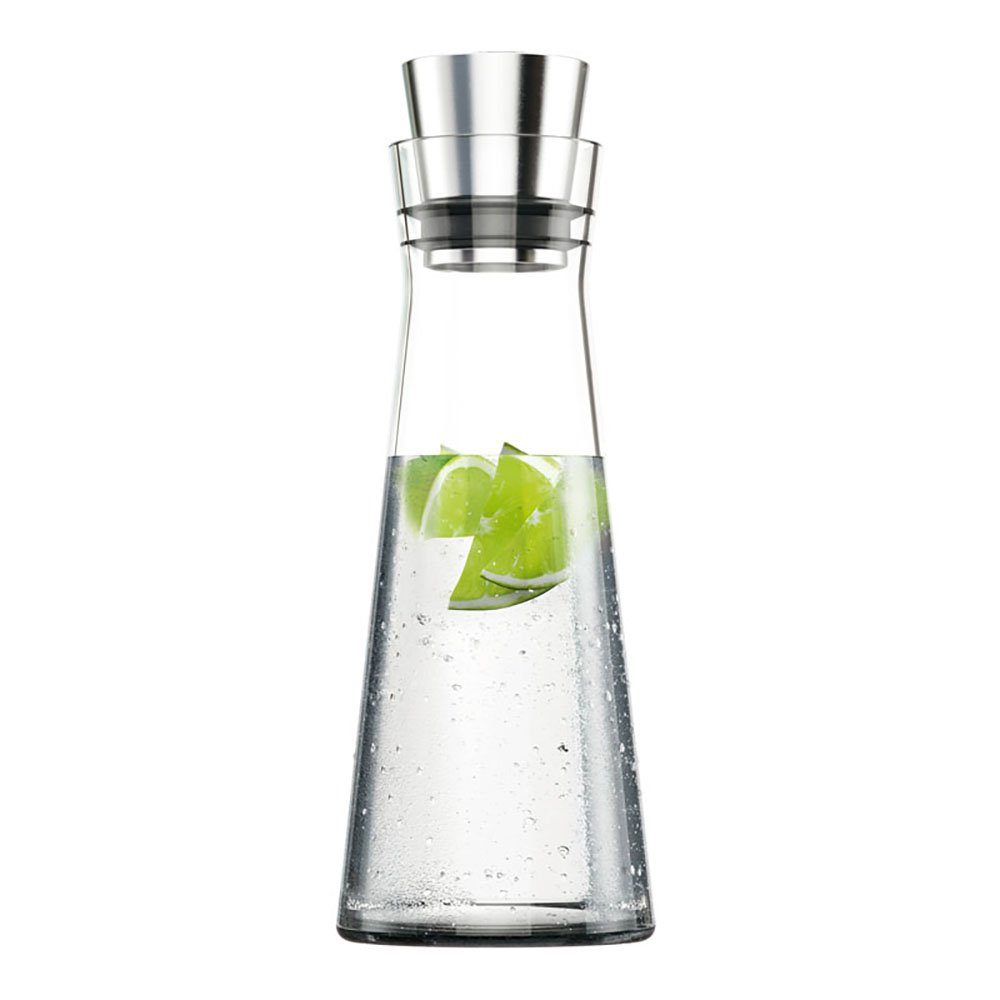Emsa Wasserkaraffe EMSA FLOW SLIM Carafe, Kühlkaraffe Karaffe Glas/Edelstahl, 1,0L, (1-tlg). € 49,99