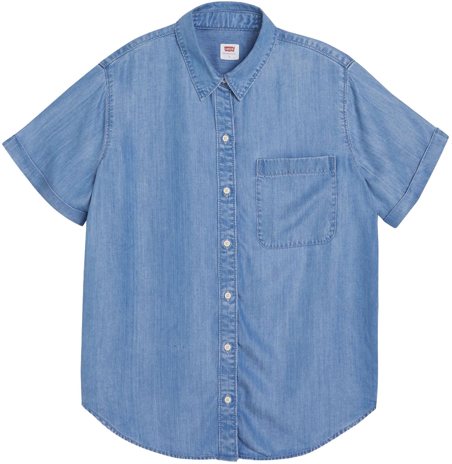Levi's® Hemdbluse DARLENE SS SHIRT im Jeans-Style – Bild 5 von 5
