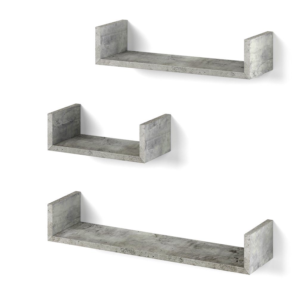 Vicco Bücherregal, Beton, 60 x 10 günstig online kaufen