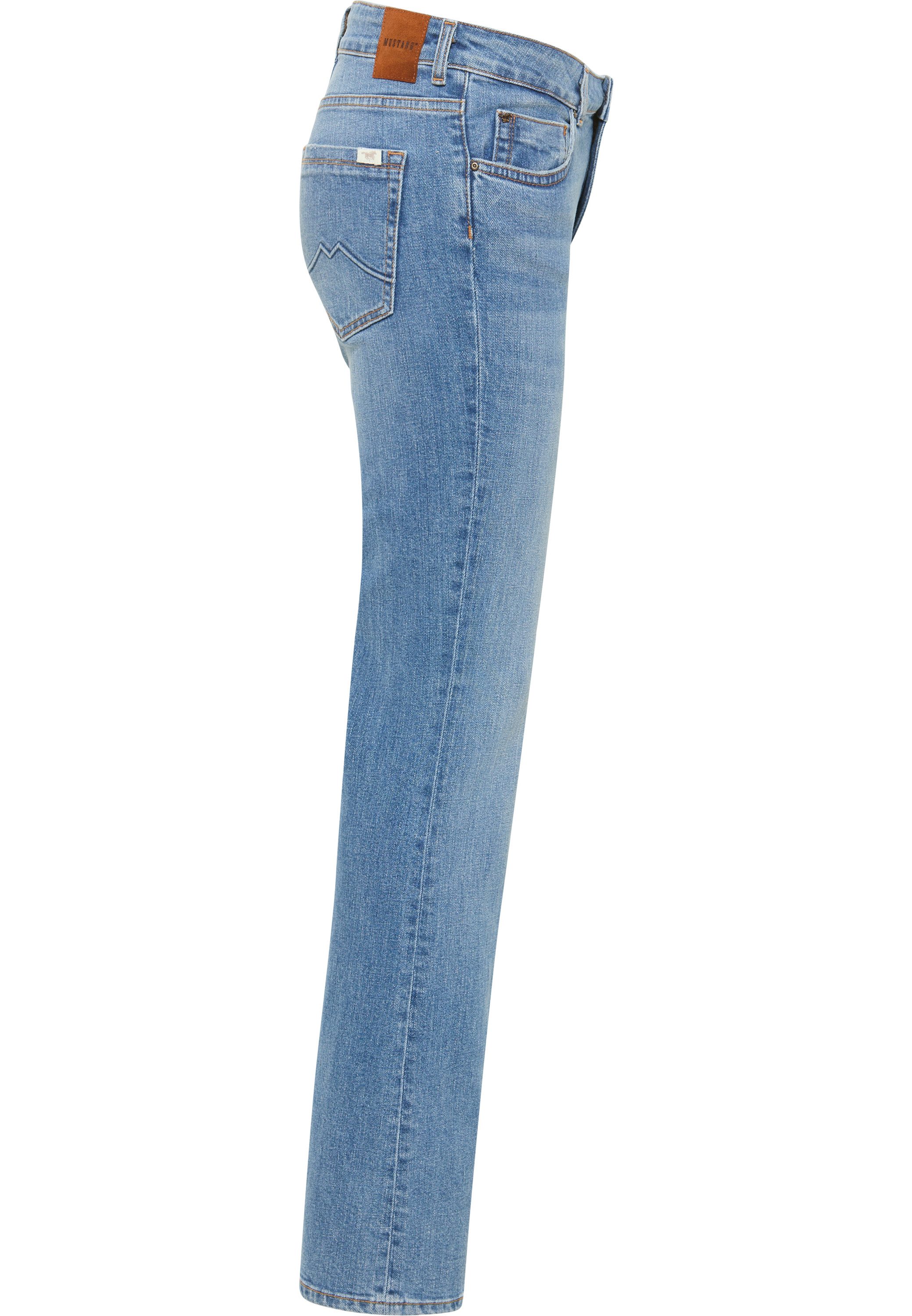 Mustang Shelby Slim Boot Jeans in Hellblau