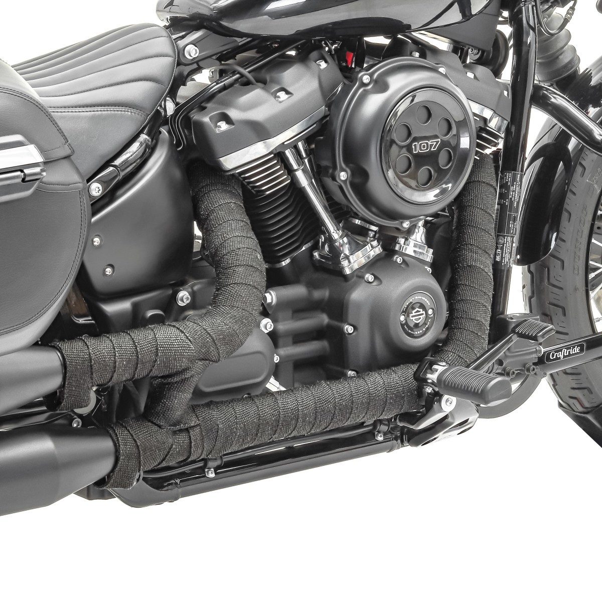 ConStands Motorradheber Set: Hebebühne Mid-lift L passend für Chopper / Custombike bis 680 kg