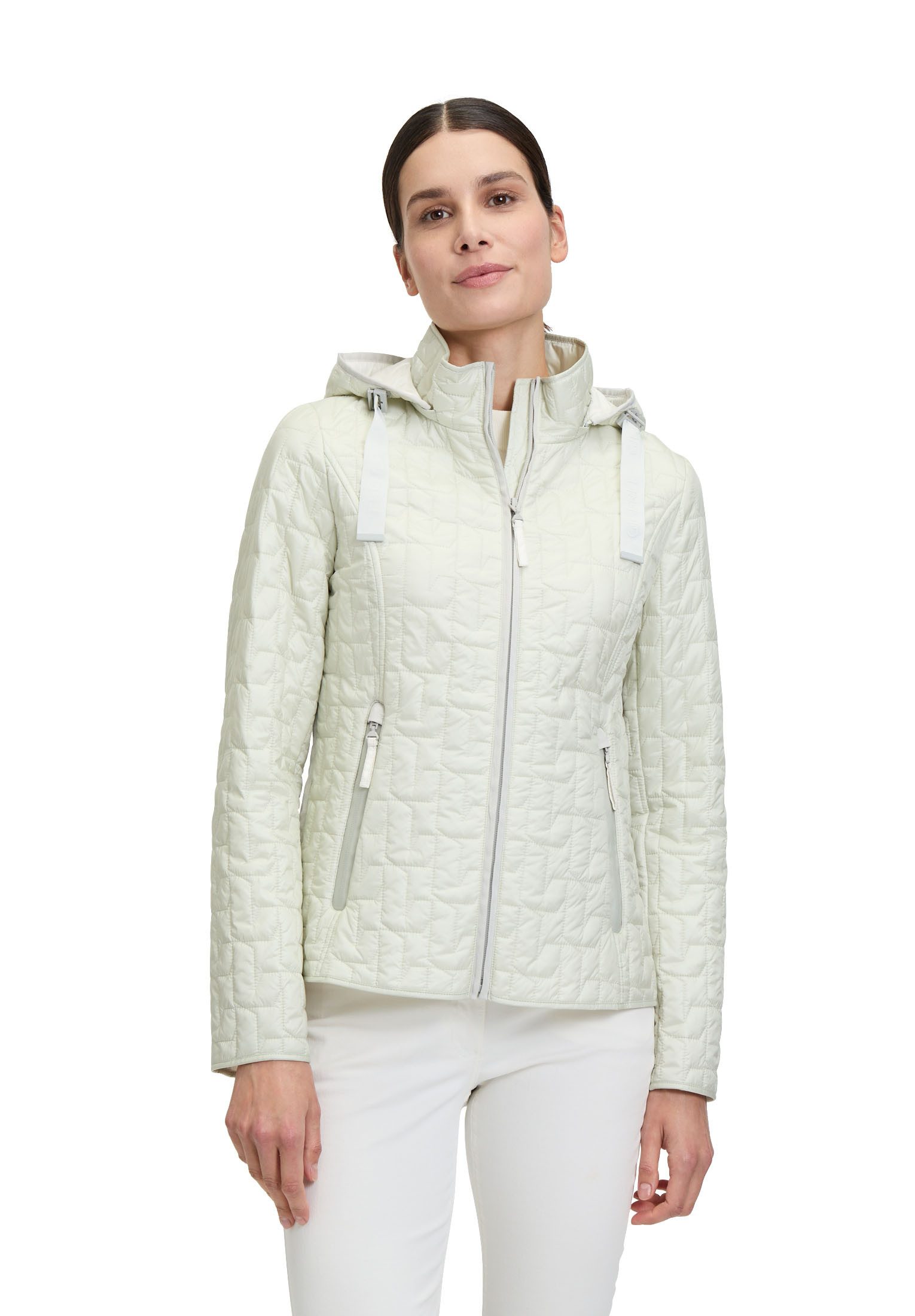 Gil Bret Steppjacke mit Kapuze und Reißverrschluss günstig online kaufen