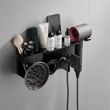 HYTIREBY Haartrockner Wandhalterung Ständer Föhnhalter Rack Haken Organizer Haartrocknerhalter, (für Dyson Supersonic Haartrockner)