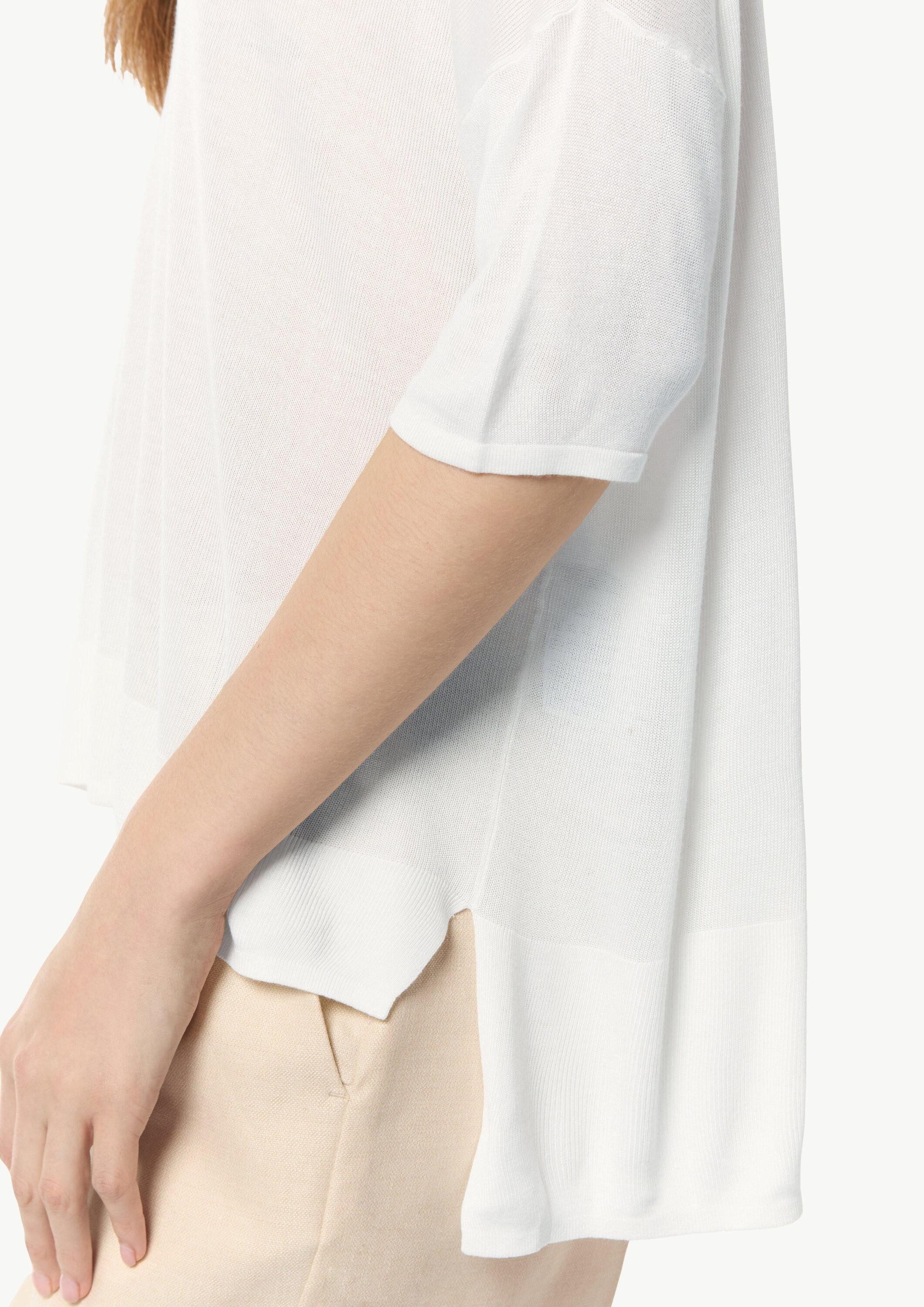 comma Poncho Accessories Feinstrick-Shirt aus Viskose