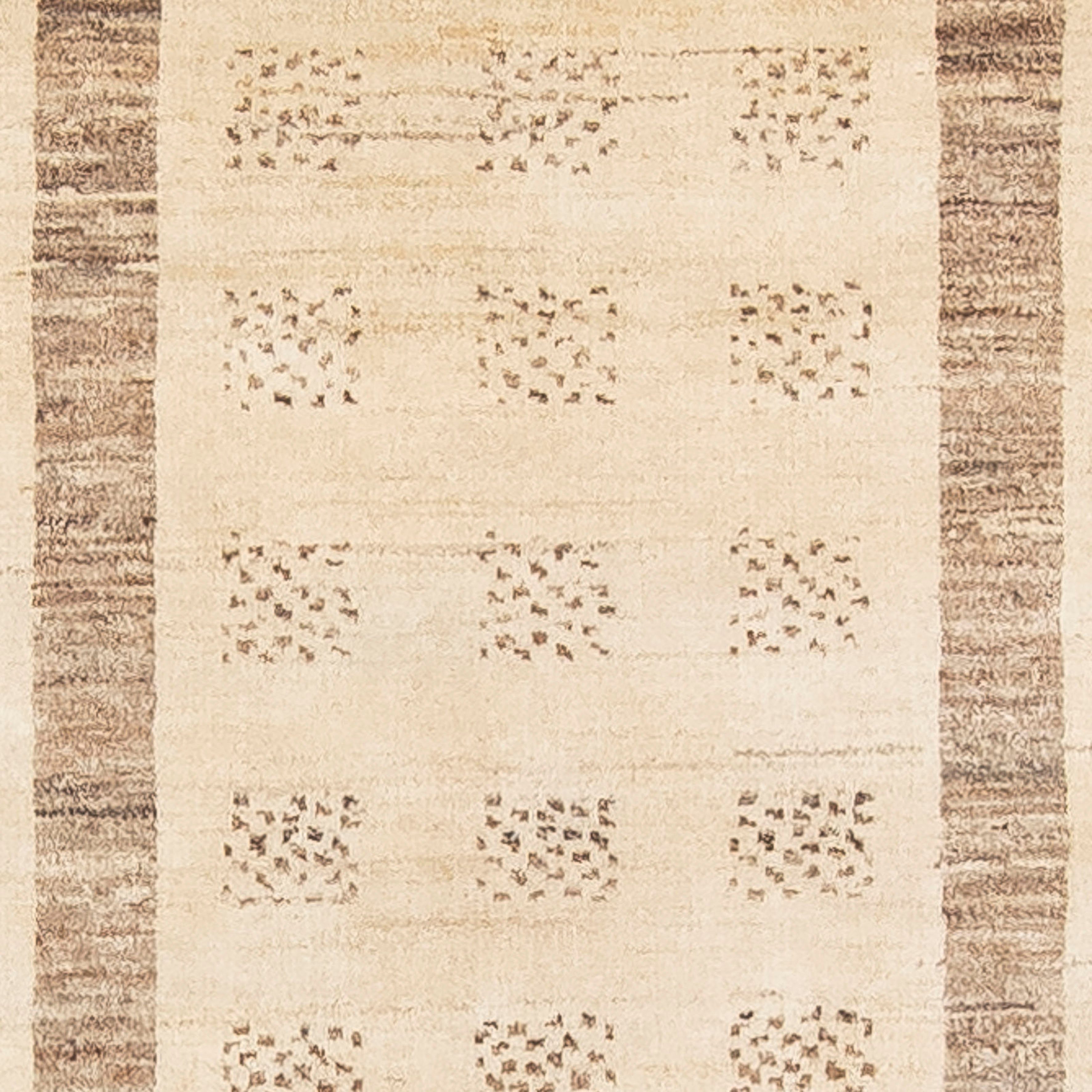 Wollteppich Gabbeh Handgeknüpft, morgenland, beige, 295 Einzelstück - Persern rechteckig, mit 12 mm, - 79 - Wohnzimmer, Zertifikat Höhe: cm Loribaft x