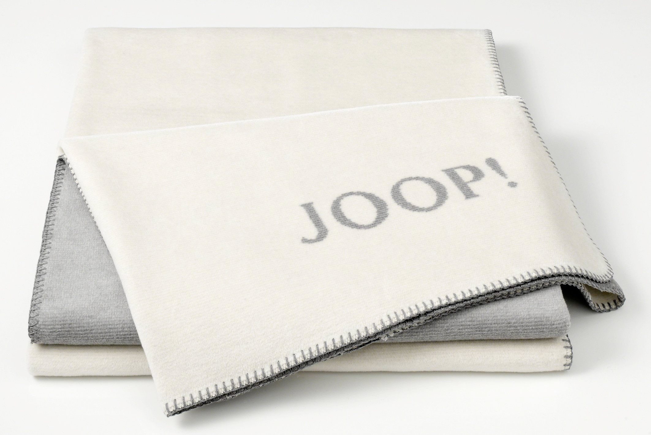 JOOP! Wohndecke  JOOP! Melange-Doubleface ¦ beige ¦ Baumwollmischgewebe ¦ M günstig online kaufen