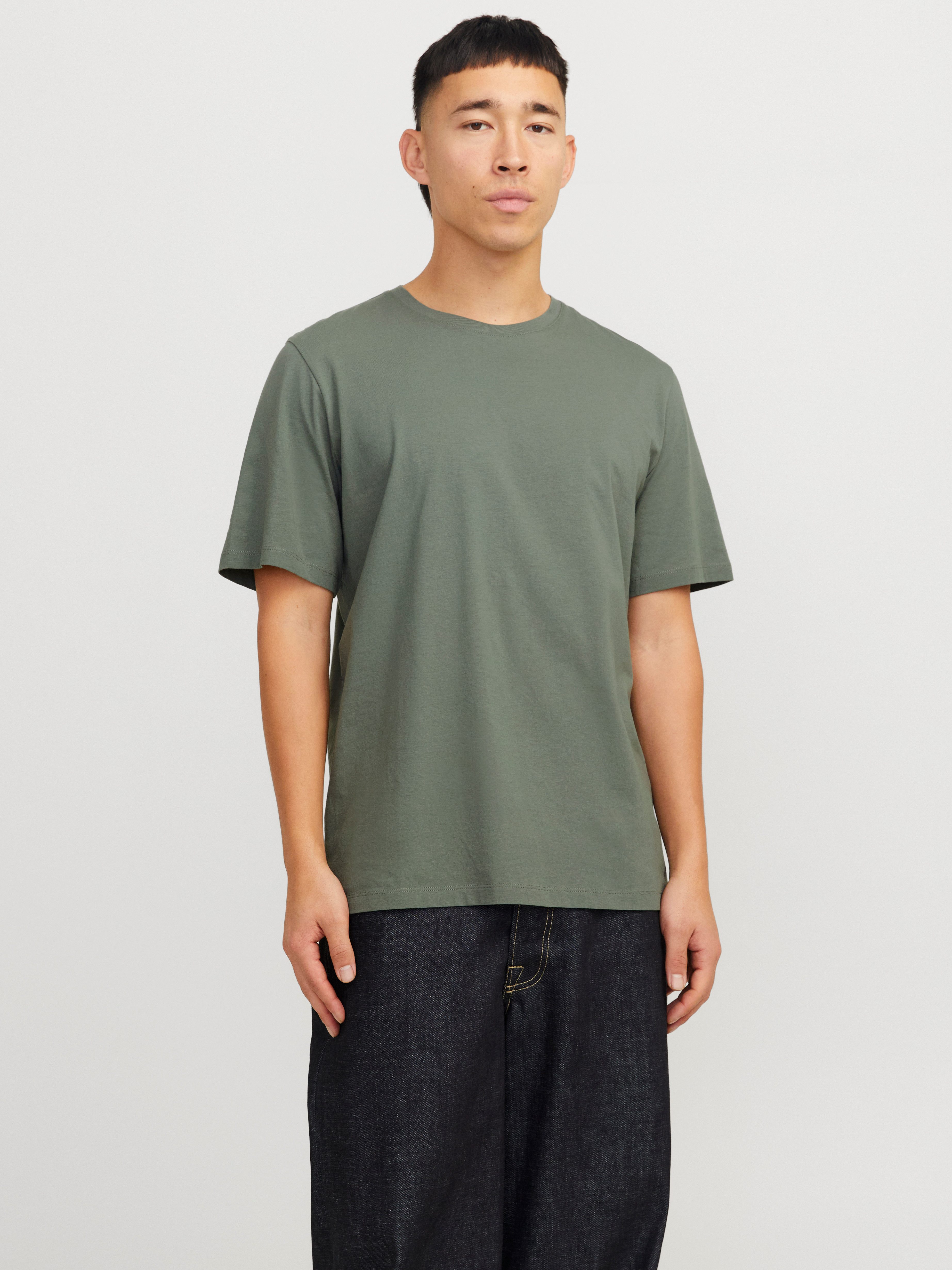 Jack & Jones Rundhalsshirt JJEORGANIC BASIC günstig online kaufen