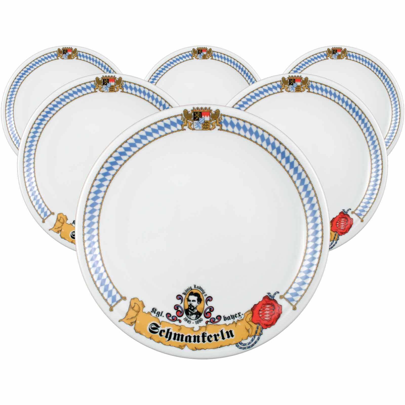 Seltmann Weiden Тарелка обеденная Compact Bayern Тарелка обеденная ø 27 cm 6er Set, (6 St)
