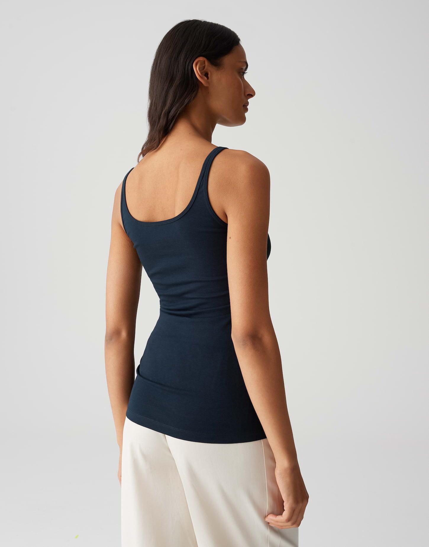 OPUS Trägertop INA aus stretchigem BCI Cotton Mix