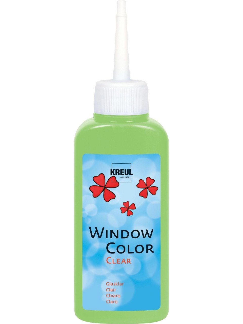 Bastelfarbe Kreul Window Color Clear hellgrün 80 ml