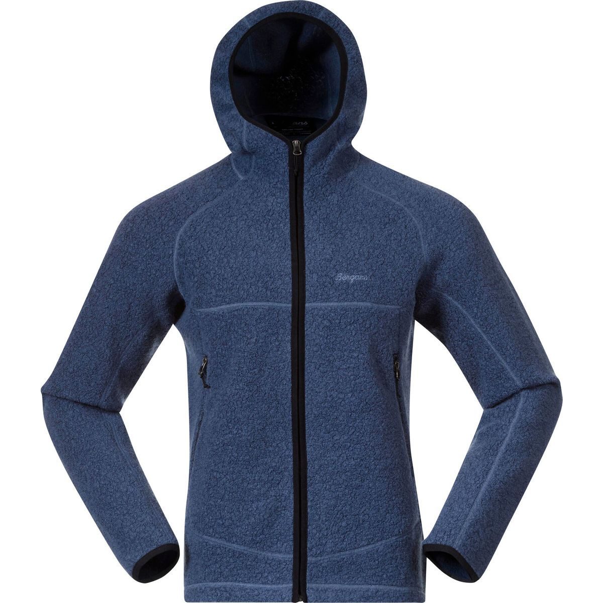 Bergans Fleecejacke Vaagaa Merino Terry Midlayer Hoodie Men Warmer, nachhaltiger Hoodie aus Merinowolle für Outdoor-Abenteuer und