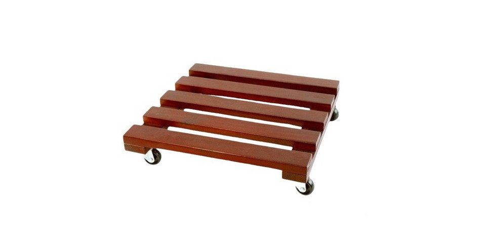 Trend Line Pflanzenroller TrendLine Pflanzenroller Akazie 35 x 35 cm günstig online kaufen