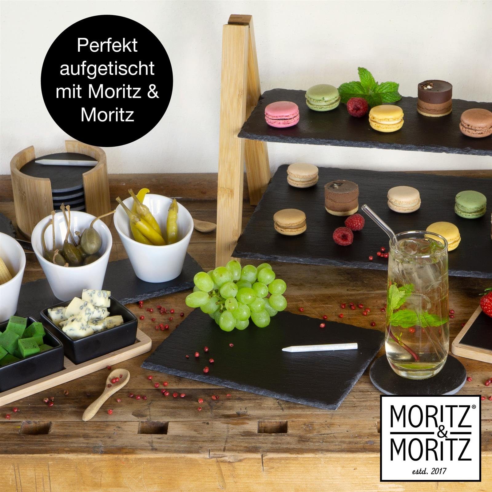 Moritz - 7-tlg), 6er Servierplatte x & Moritz Schieferset 16 (Thyme, cm Thyme, Schiefer, Schieferplatte Set 22