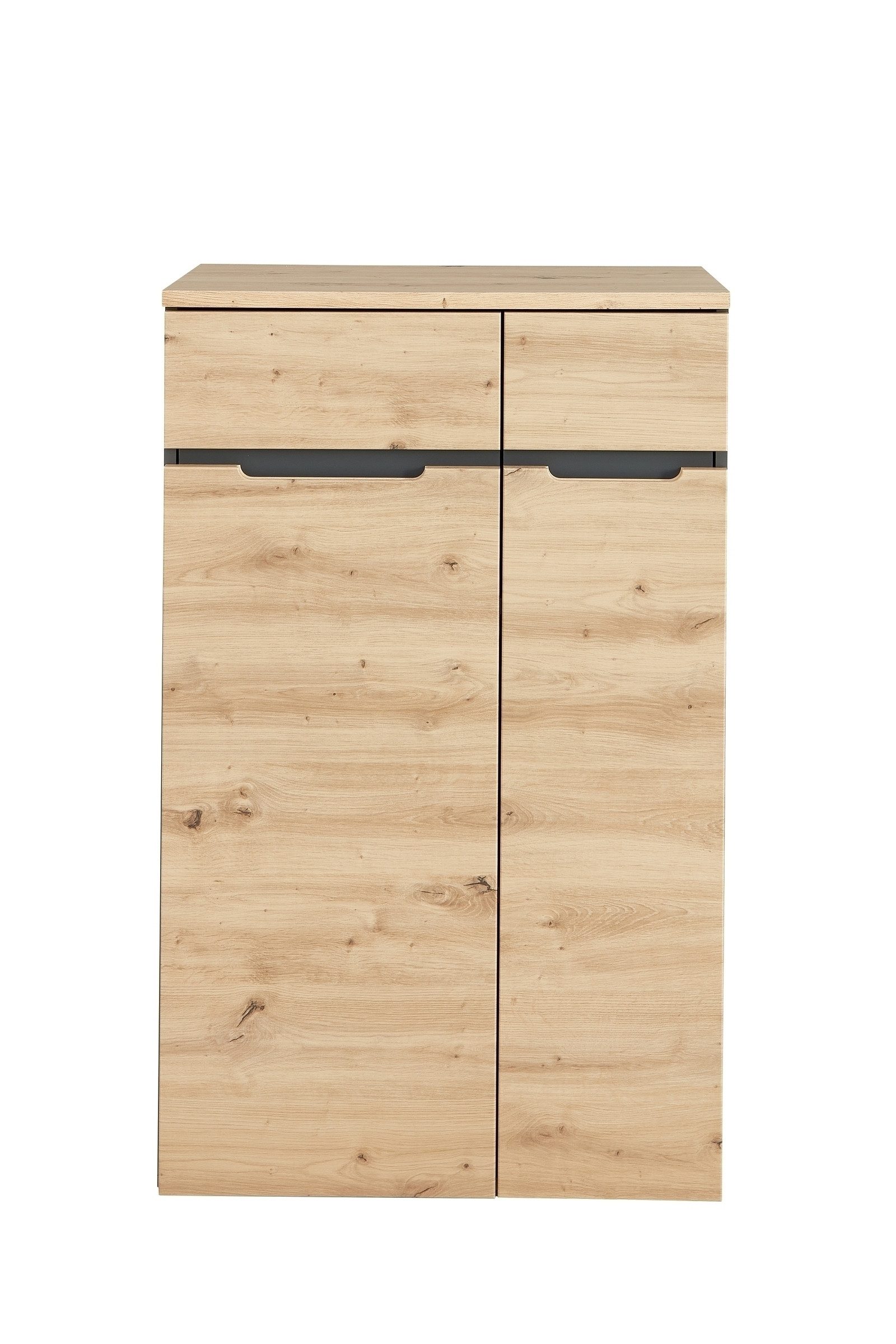 freiraum Aktenschrank Memphis in Artisan Eiche Dekor / Graphit - 75x122x38 (BxHxT)