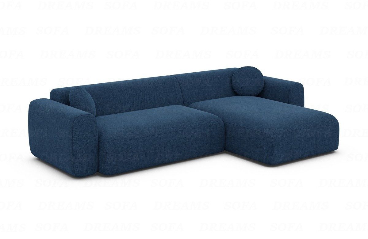 Sofa Dreams Ecksofa Polster Ecksofa Design Couch Cortegada L Form kurz Stoff Sofa, Loungesofa
